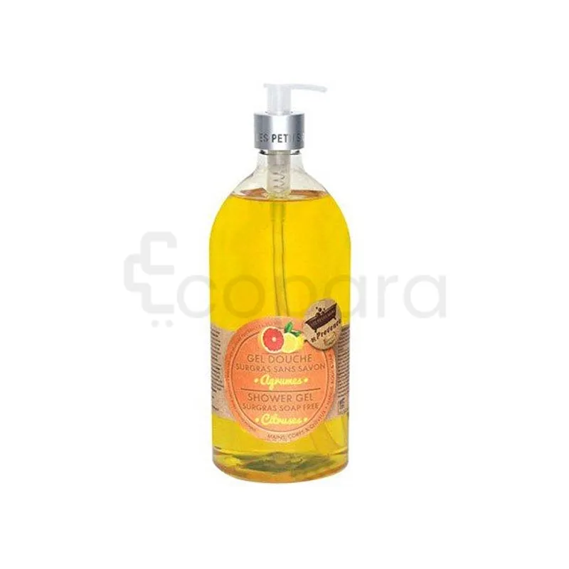 LES PETITS BAINS DE PROVENCE GEL DOUCHE SANS SAVON AGRUMES 1L