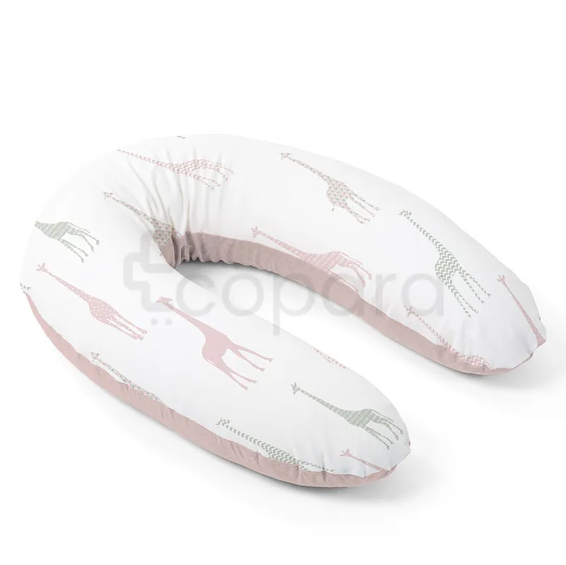 DOOMOO COUSSIN MATERNITÉ BUDDY PRINTED GIRAF PINK