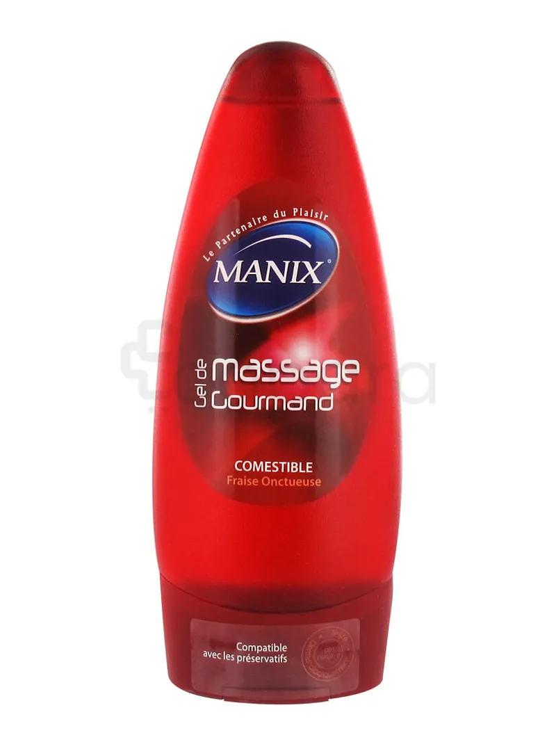 MANIX GEL DE MASSAGE GOURMAND FRAISE 200ML