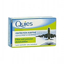 QUIES PROTECTION AUDITIVE EARPLANES BOITE DE 1 PAIRE ADULTE