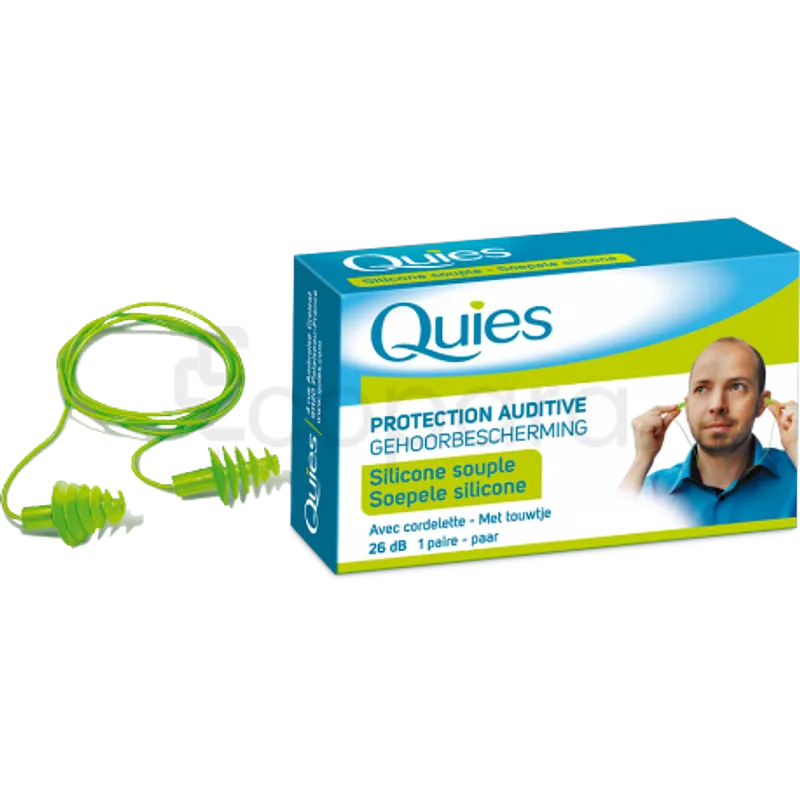 QUIES PROTECTION AUDITIVE CORDELETTE BOITE DE 1 PAIRE