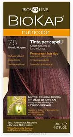 BIOKAP NUTRICOLOR NUMERO 7.5 BLOND ACAJOU