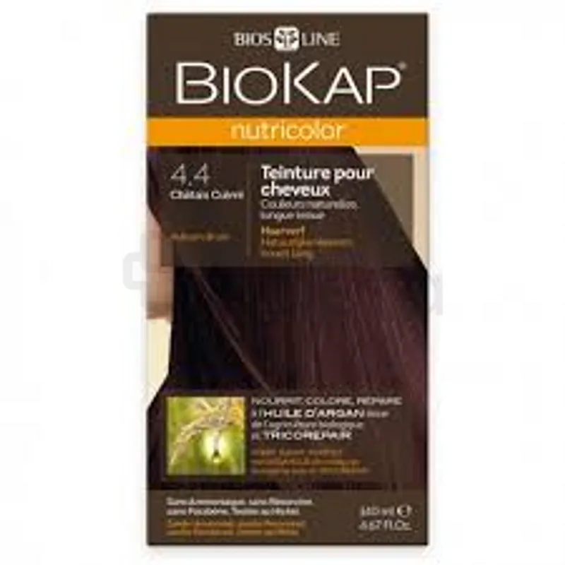 BIOKAP NUTRICOLOR NUMERO 4.4 CHATAIN CUIVRE