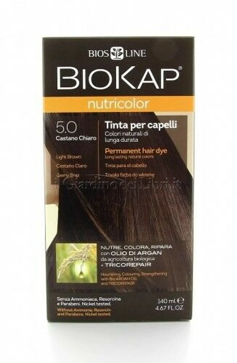 BIOKAP NUTRICOLOR NUMERO 5.0 CHATAIN CLAIR
