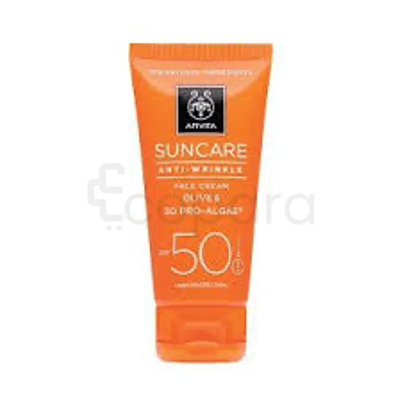APIVITA SUNCARE CREME VISAGE ANT-RIDES SPF50 50ML