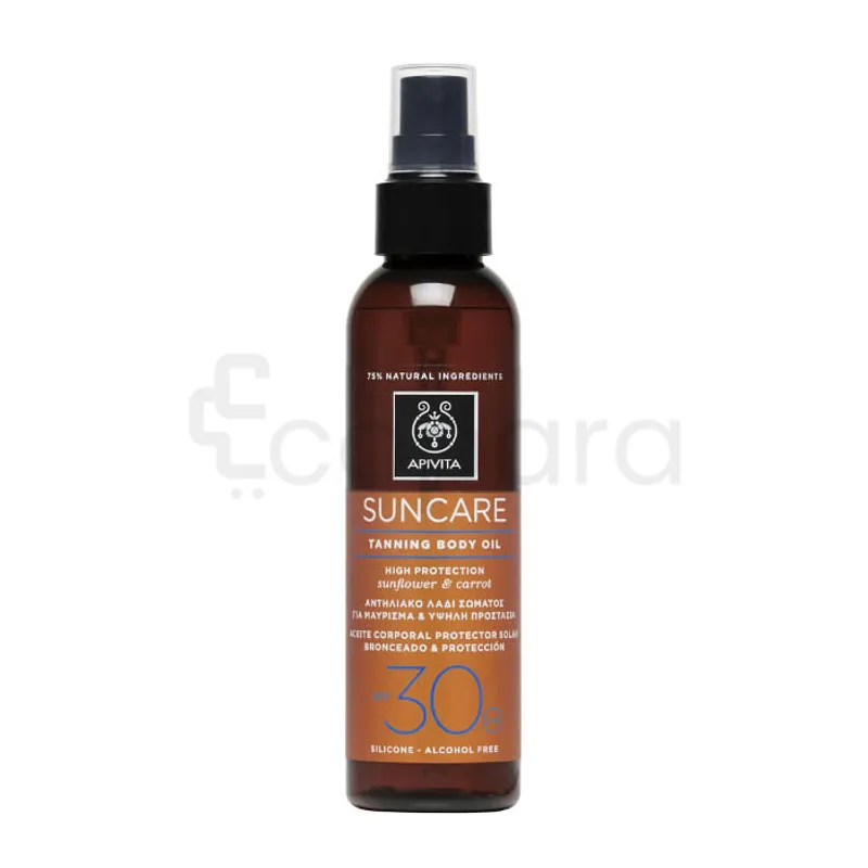 APIVITA SUNCARE HUILE BRONZANTE CORPS SPF30 150ML