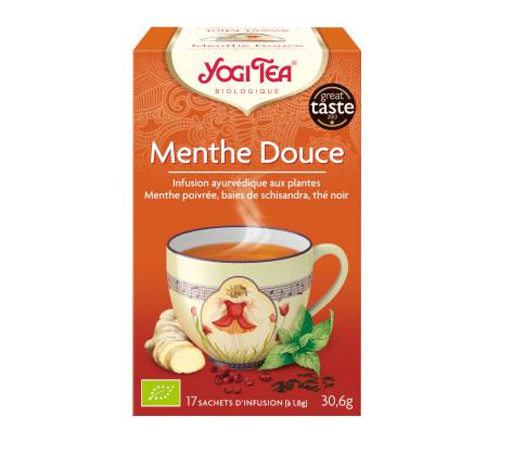 YOGI TEA MENTHE DOUCE SNACK TEA AU THE ASSAM BOITE DE 17 INFUSIONS