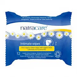NATRACARE LINGETTES INTIMES 12 UNITES