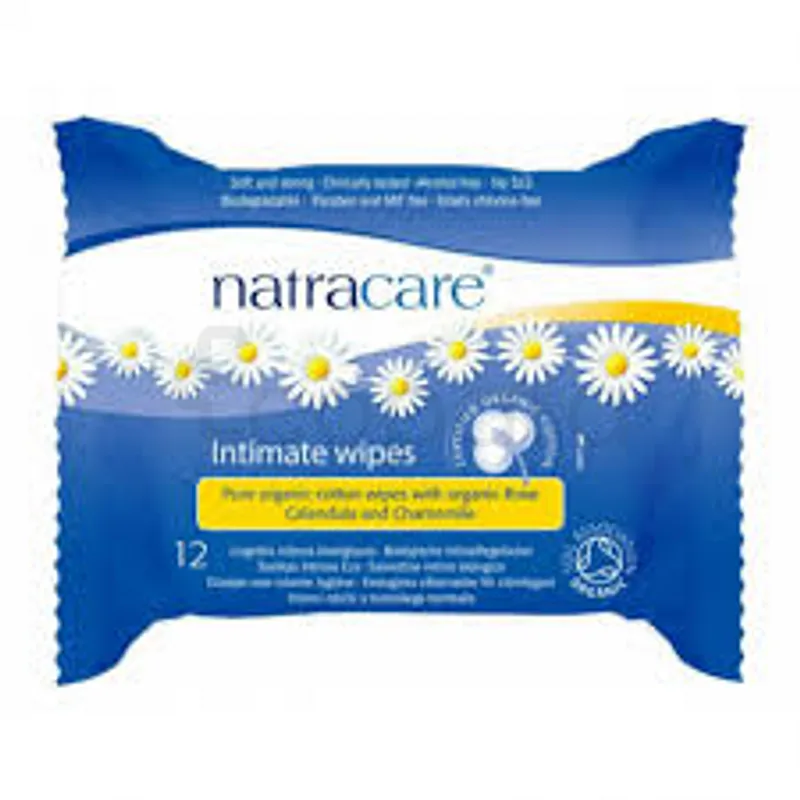 NATRACARE LINGETTES INTIMES 12 UNITES