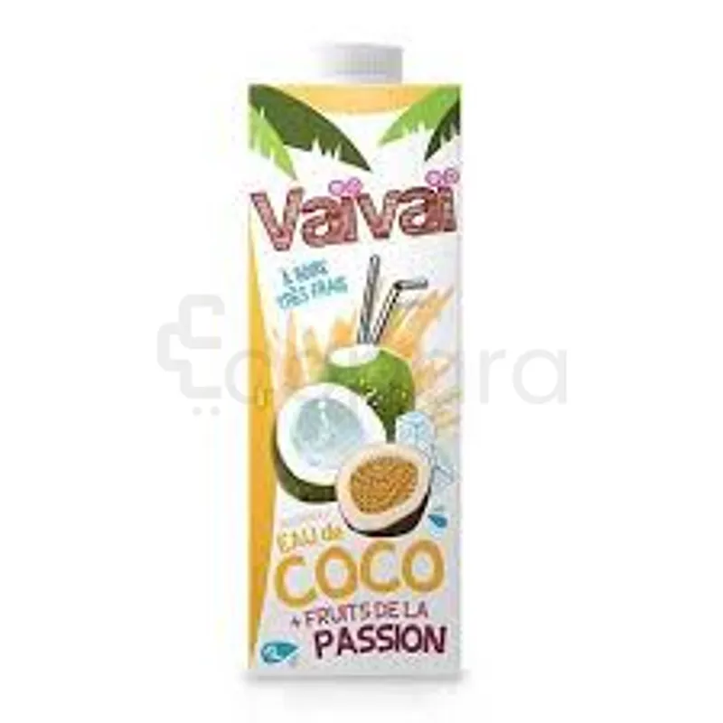 VAIVAI EAU DE COCO ET JUS DE FRUITS DE LA PASSION SANS SUCRE AJOUTE 1L