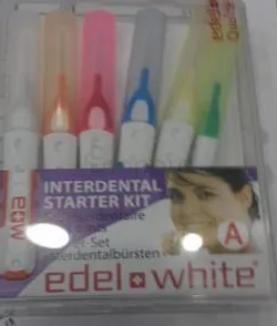 EDEL WHITE BROSSETTES INTERDENTAIRES A STARTER KIT