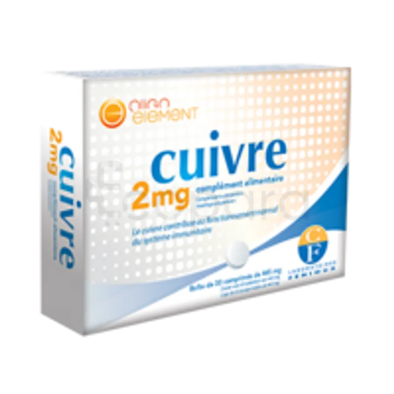 FENIOUX CUIVRE BOITE DE 30 COMPRIMES