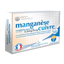 FENIOUX MANGANESE CUIVRE BOITE DE 30 CAPSULES