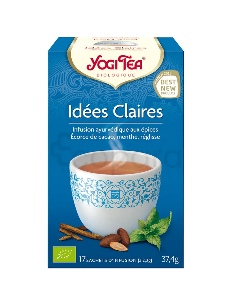 YOGI TEA IDEES CLAIRES INFUSION BOITE DE 17 SACHETS