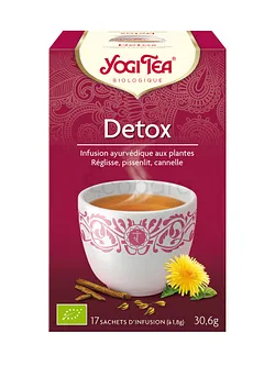 YOGI TEA DETOX INFUSION BOITE DE 17 SACHETS