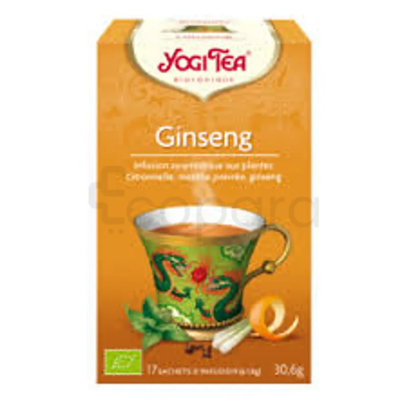 YOGI TEA GINSENG INFUSION BOITE DE 17 SACHETS