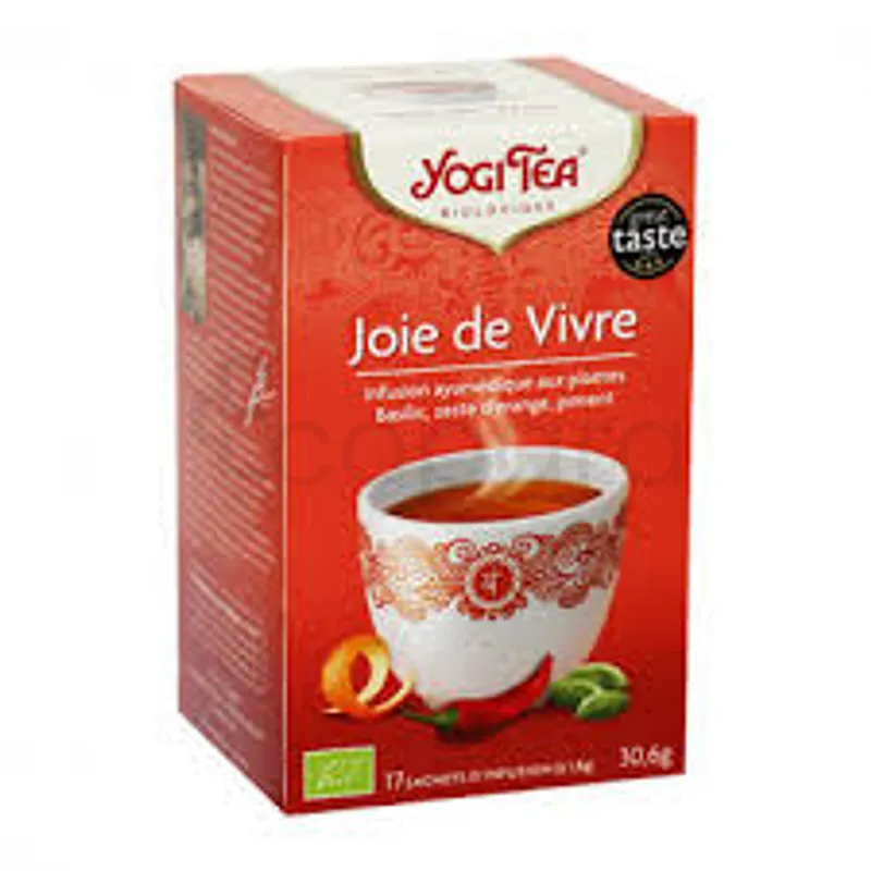 YOGI TEA JOIE DE VIVRE INFUSION BOITE DE 17 SACHETS