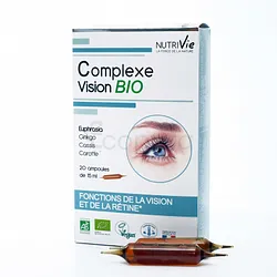 NUTRIVIE COMPLEXE VISION BIO 15ML BOITE DE 20 AMPOULES