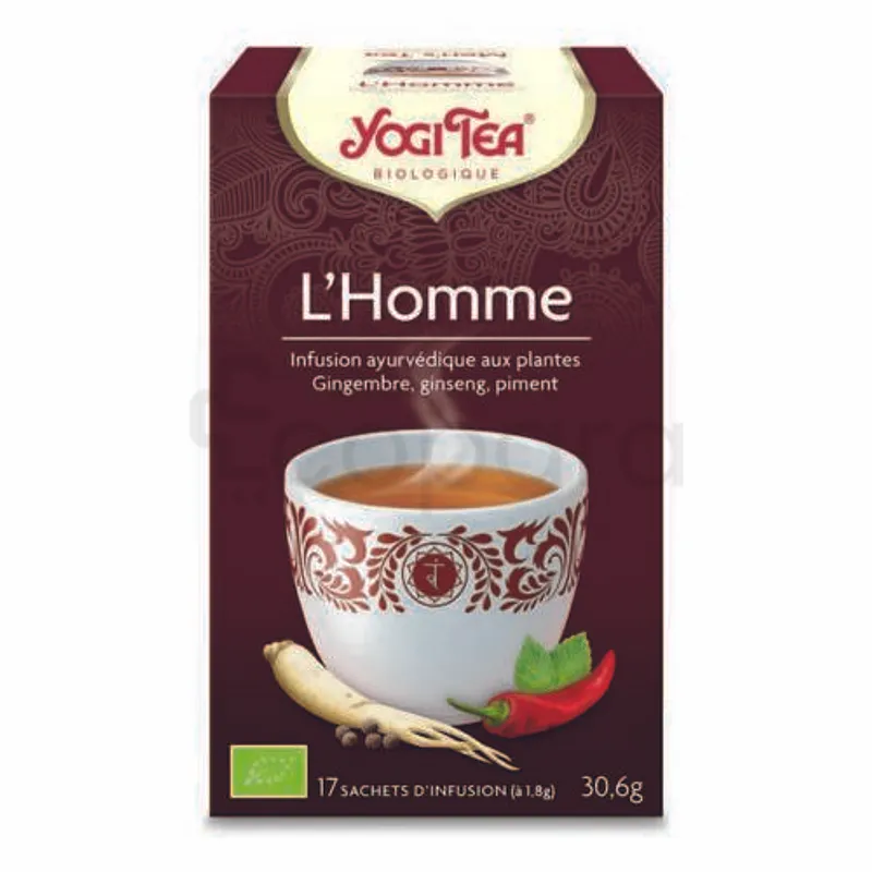 YOGI TEA L'HOMME INFUSION BOITE DE 17 SACHETS