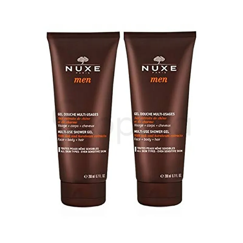 NUXE MEN GEL DOUCHE MULTI-USAGE 200ML + 1 GRATUIT OFFRE SPECIAL  