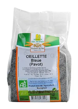 MOULIN DES MOINES GRAINES DE PAVOT 250G
