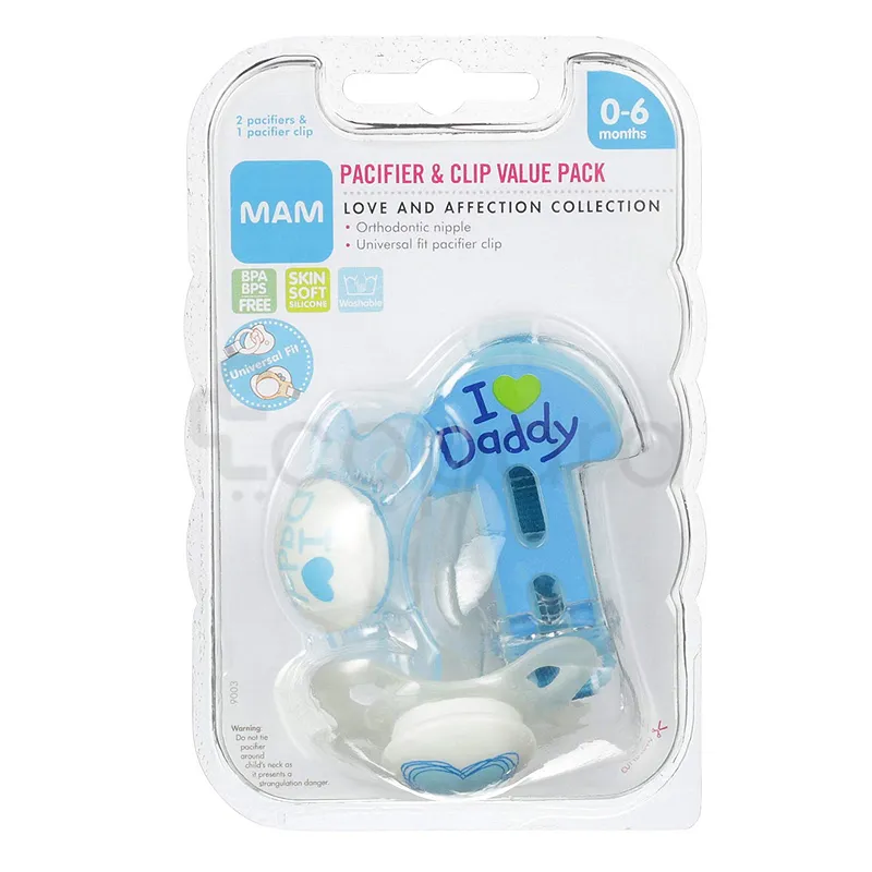 MAM SUCETTES ORIGINAL LOVE & AFFECTION 0-6MOIS BOITE DE 2 BOY REFERENCE SH20003
