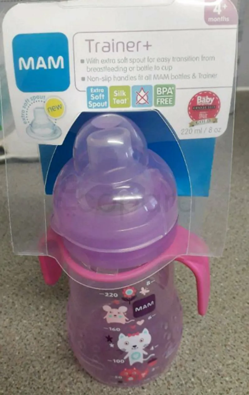 MAM CUP TRAINER+ ROSE +4MOIS 220ML REFERENCE SH20011
