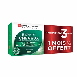 FORTE PHARMA EXPERT CHEVEUX PACK 3MOIS BOITE DE 84 COMPRIMES