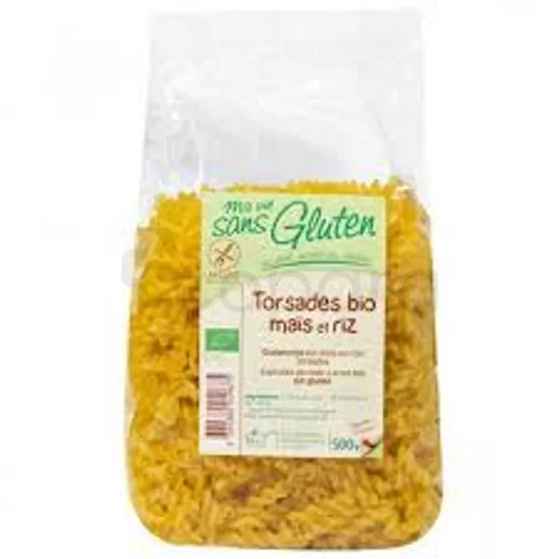 MA VIE SANS GLUTEN TORSADES BIO MAIS ET RIZ 500G