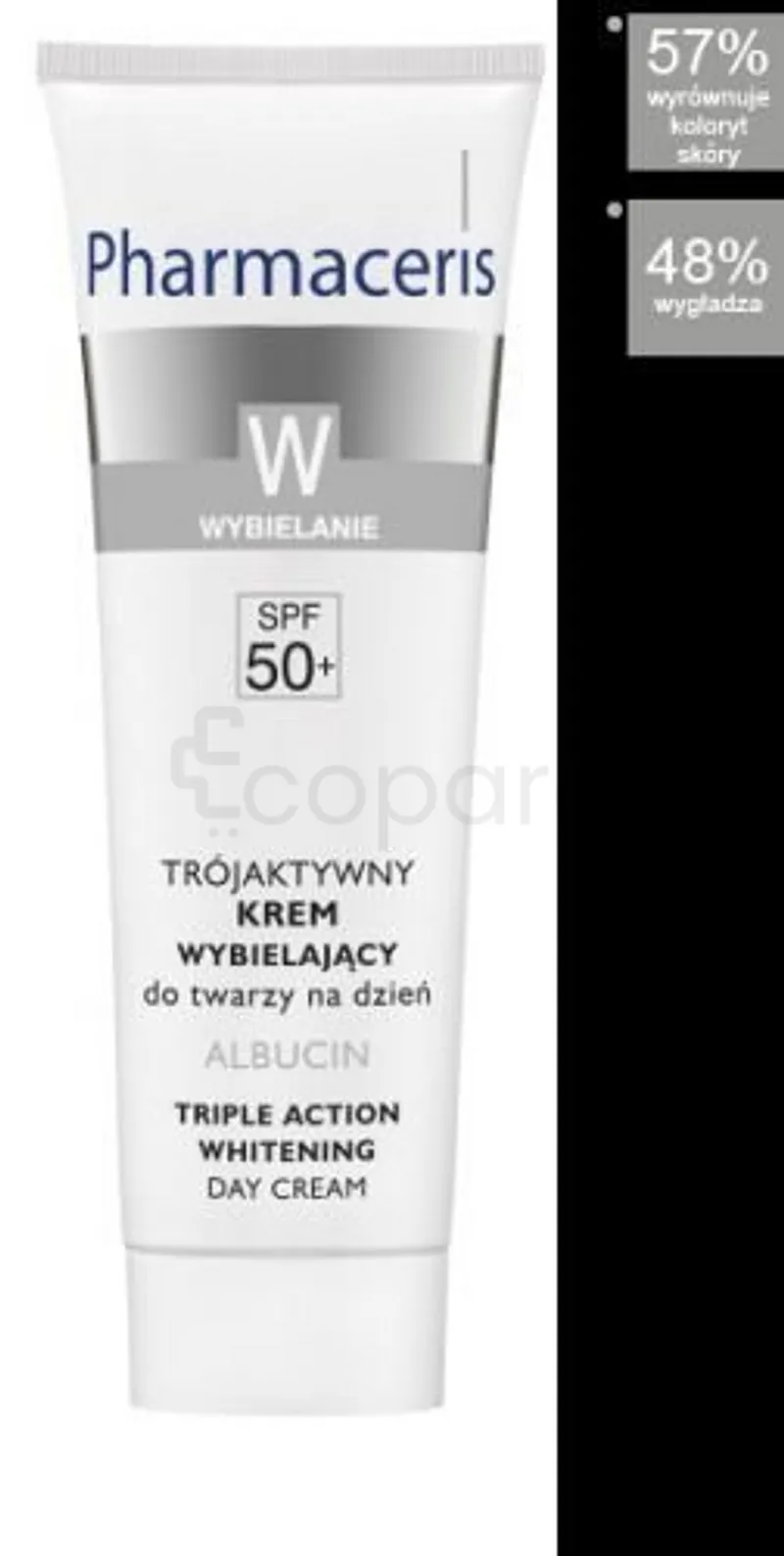 PHARMACERIS W TRIPLE ACTION SPF50 CREME DE JOUR ALBUCIN 30ML