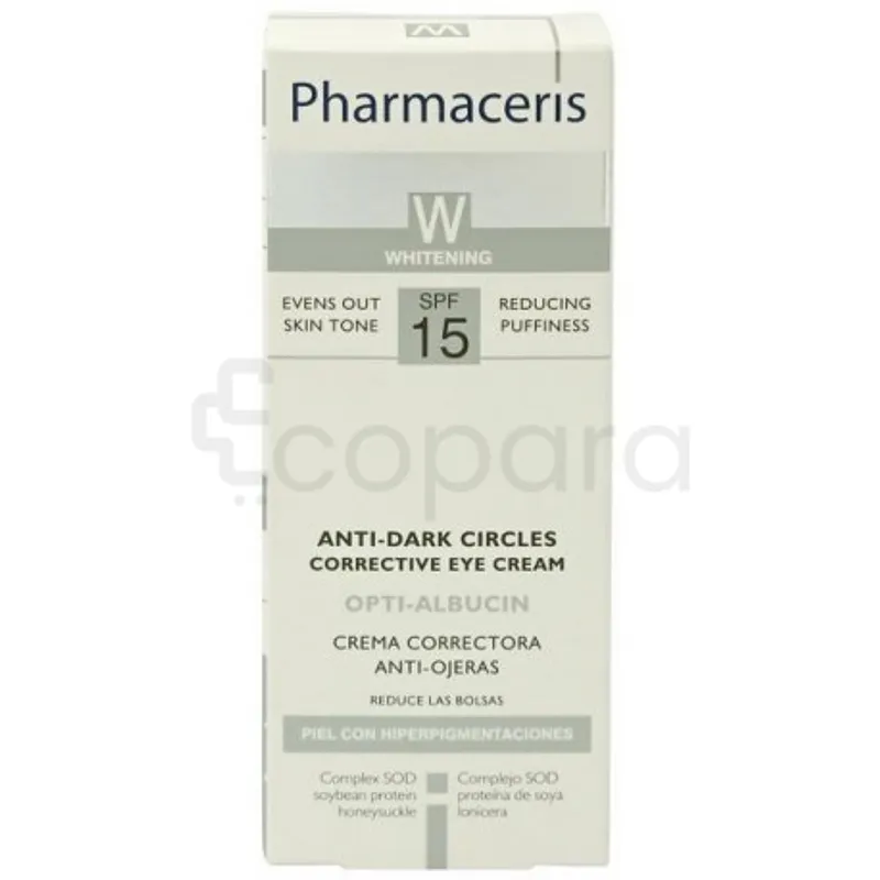 PHARMACERIS W CREME CONTOUR DES YEUX SPF15 OPTI-ALBUCIN 30ML