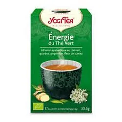 YOGI TEA ENERGIE DU THE VERT INFUSION BOITE DE 17 SACHETS