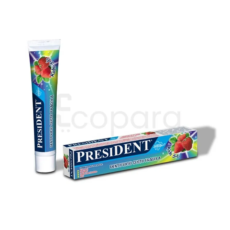 PRESIDENT DENTIFRICE KIDS FRAISE 3 A 6 ANS 50ML