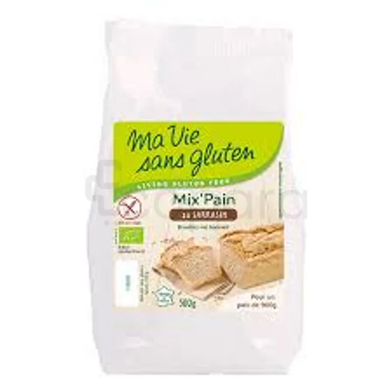 MA VIE SANS GLUTEN PREPARATION POUR PAIN AU SARRASIN ET GRAINES 500G