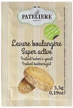 LA PATELIERE LEVURE BOULANGERE SUPER ACTIVE NATURELLE 5,5G BOITE DE 5