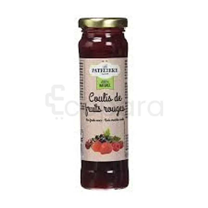 LA PATELIERE COULIS FRUITS ROUGES 100% NATUREL 165G
