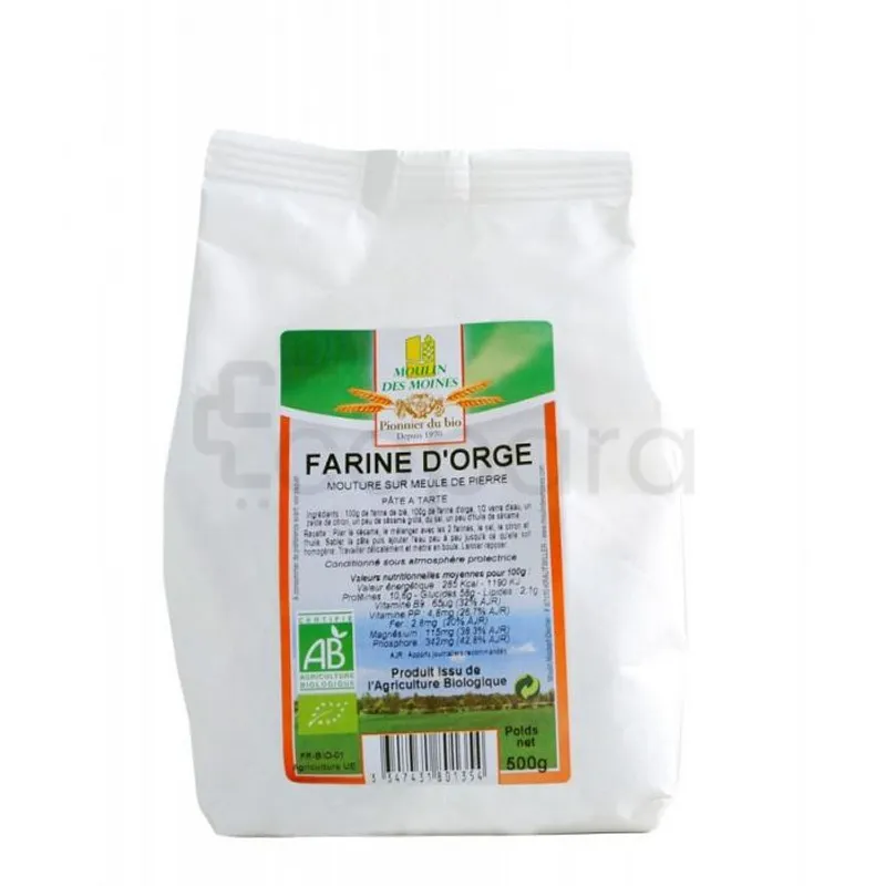 MOULIN DES MOINES FARINE D'ORGE 500G