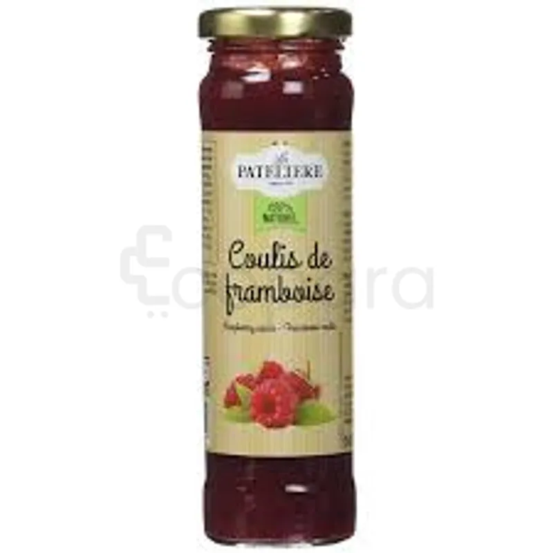 LA PATELIERE COULIS FRAMBOISE 100% NATUREL 165G