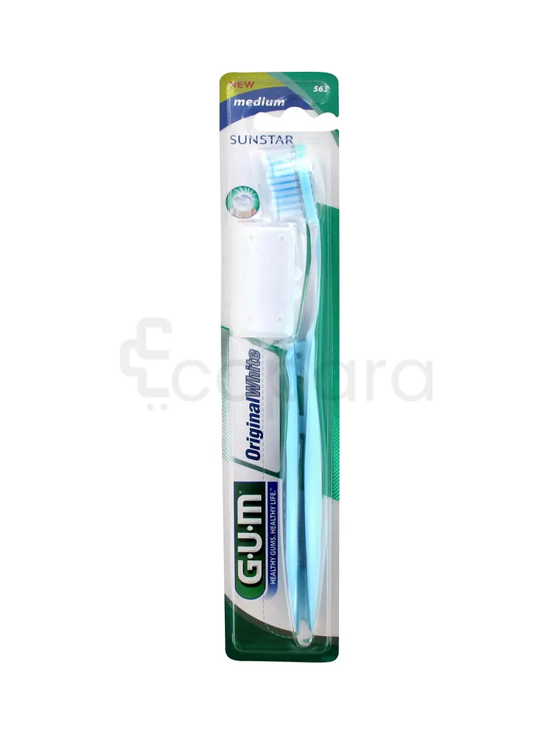 GUM BROSSE A DENTS ORIGINAL WHITE MEDIUM REFERENCE 563