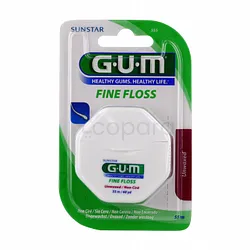 GUM FIL DENTAIRE FINE FLOSS NON CIRE REFERENCE 555