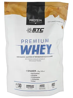 STC NUTRITION PREMIUM WHEY CARAMEL BEURRE SALE 750G