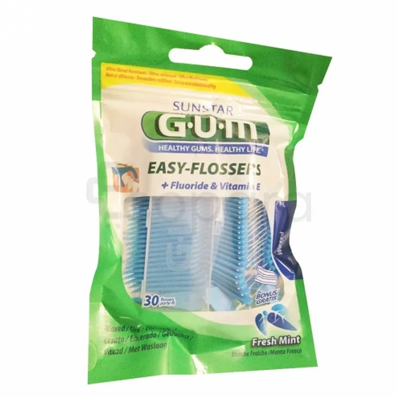 GUM EASY FLOSSERS MENTHOLE CIRE BOITE DE 30 REFERENCE 890