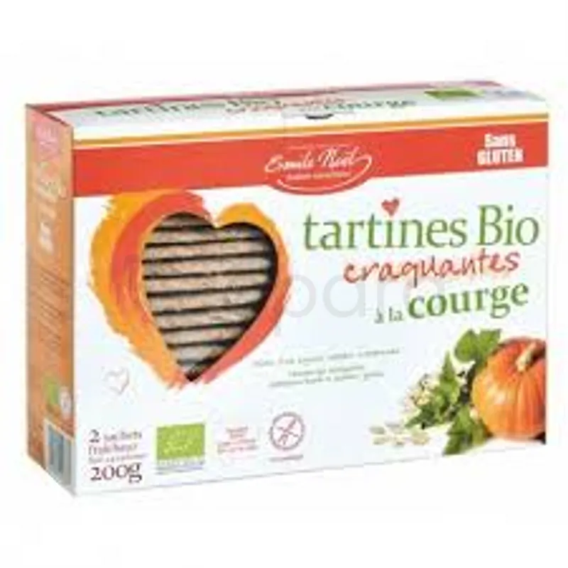 EMILE NOËL TARTINES BIO CRAQUANTES À LA COURGE 200G
