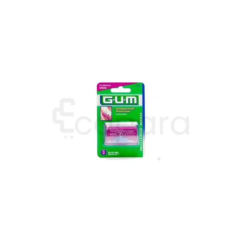GUM RECHARGE BROSSETTES FINES PAR 8 UNITES 1.4MM REFERENCE 612