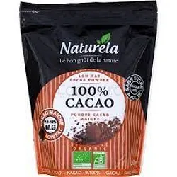 NATURELA POUDRE CACAO MAIGRE 10% 12% 250G