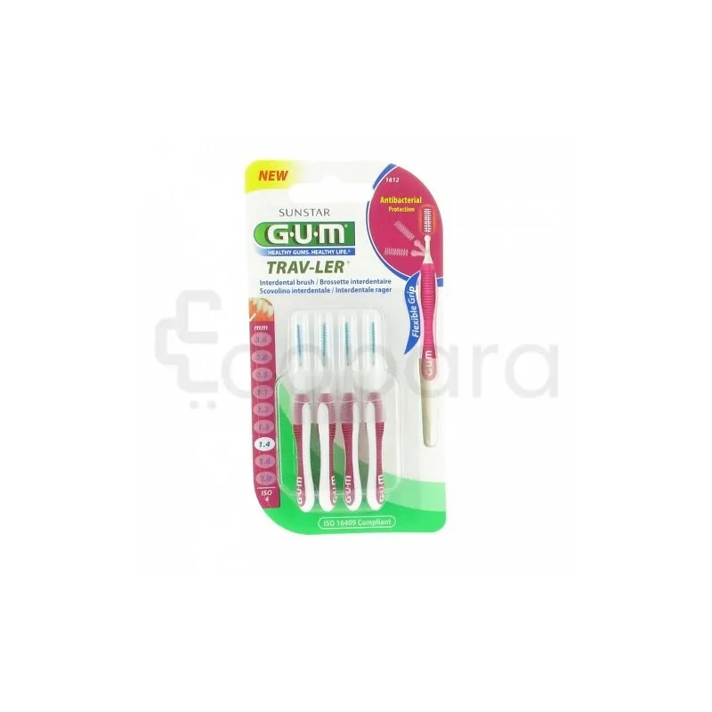 GUM MANCHE AVEC BROSSETTE FINE 1.4MM BOITE DE 4 REFERENCE 1612
