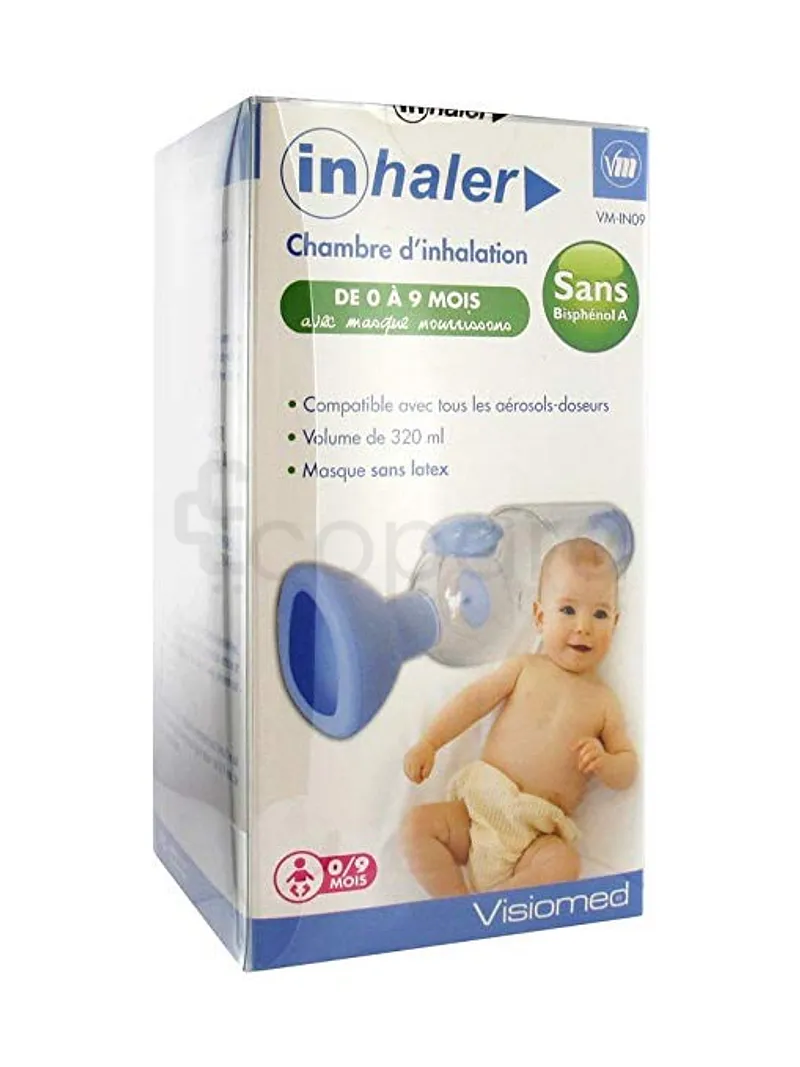 VISIOMED INHALER CHAMBRE D'INHALATION 0-9MOIS REFERENCE VM-IN09