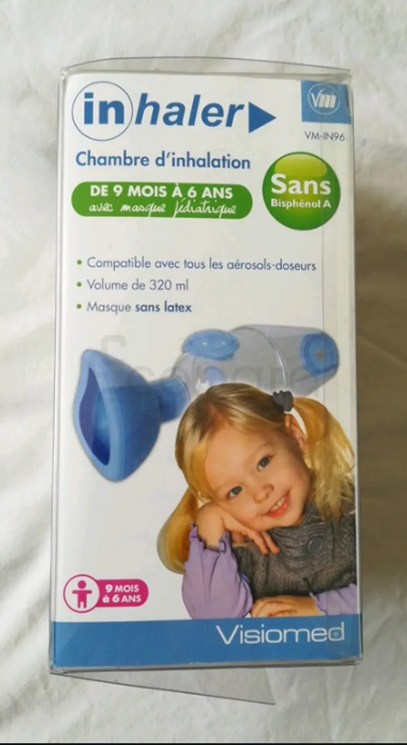 VISIOMED INHALER CHAMBRE D'INHALATION 9MOIS-6ANS REFERENCE VM-IN96