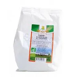 MOULIN DES MOINES FARINE 5 CEREALES ET GRAINES 500G