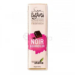BELARTE BARRE CHOCOLAT NOIR & GIANDUJA AMANDE GRILLEES ET BROYEES 42G